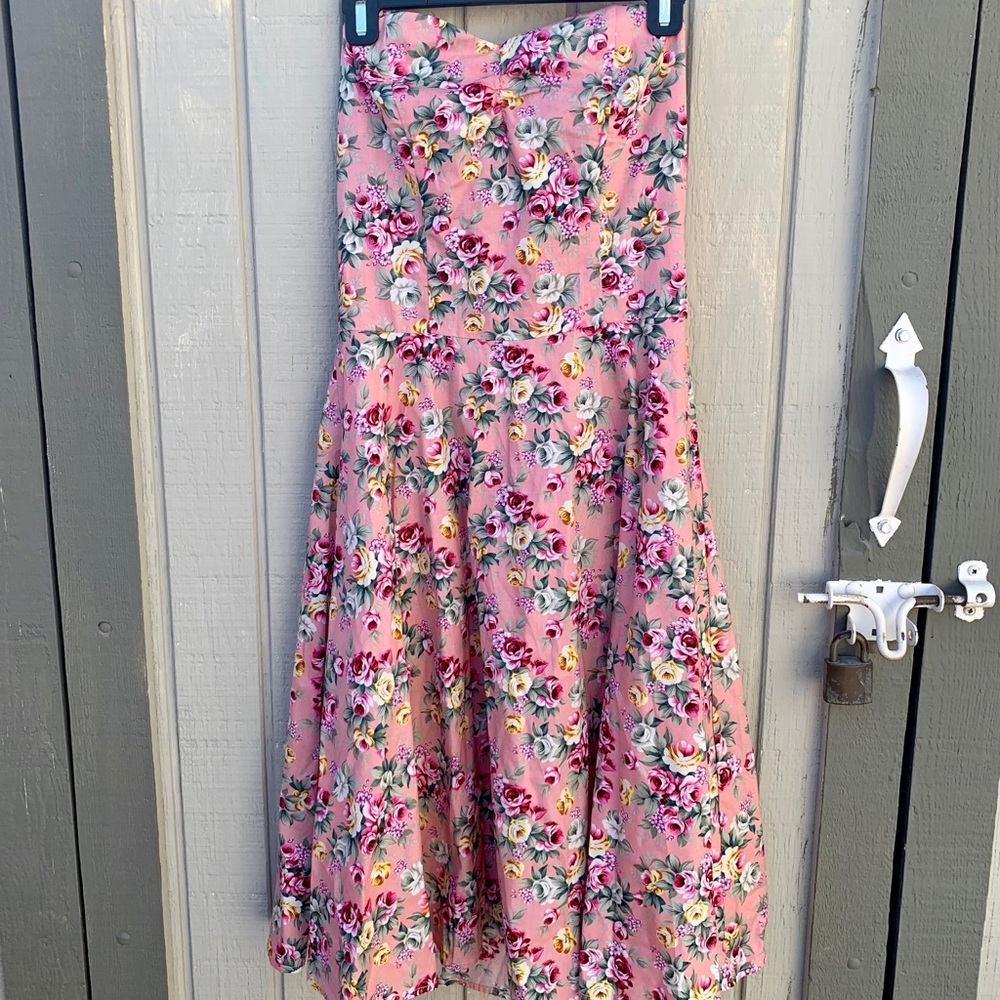 Halter Floral Dress
